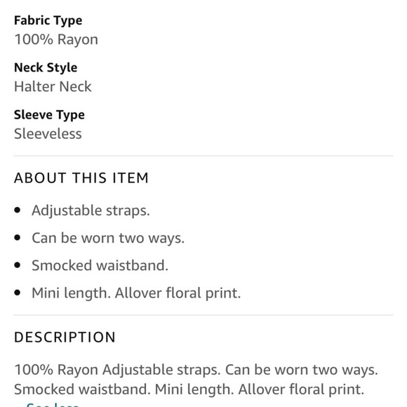 Free People Libby convertible dress black/Noir size large 👗 - Picture 12 of 12